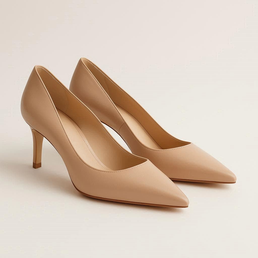 Beige Pumps